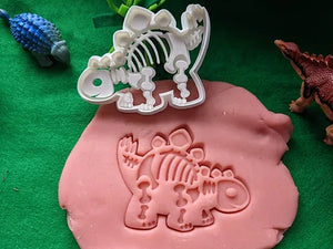 Dinosaur Fossil Dough Cutter & Roller Set