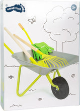 Load image into Gallery viewer, Small Foot Wheelbarrow with Gardening Tools