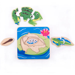 Bigjigs Lifecycle Puzzle - Frog