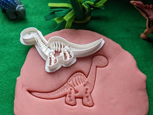 Load image into Gallery viewer, Dinosaur Fossil Dough Cutter &amp; Roller Set