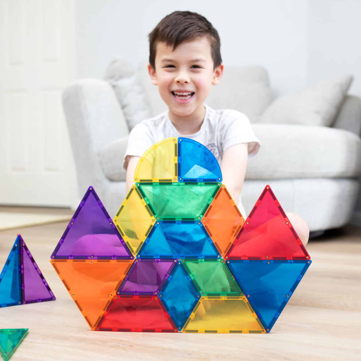 connetix コネティックス　マグネットタイル Connetix Rainbow Shape Expansion Pack 36 pc