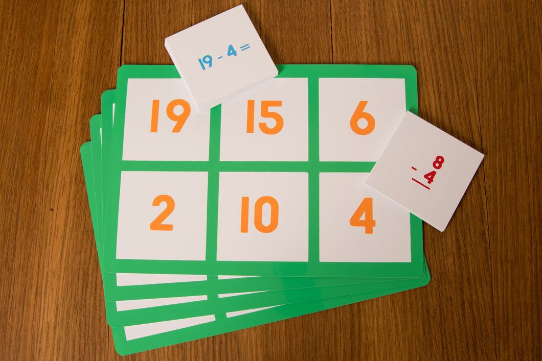 Learnwell Subtraction Bingo