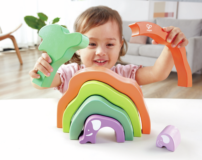 Hape Safari Elephant Stacking Blocks