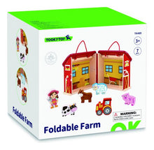 Load image into Gallery viewer, Tooky Wooden Foldable Farm