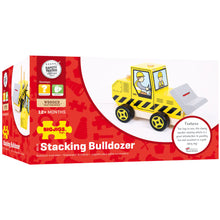 Load image into Gallery viewer, Bigjigs Stacking Bulldozer