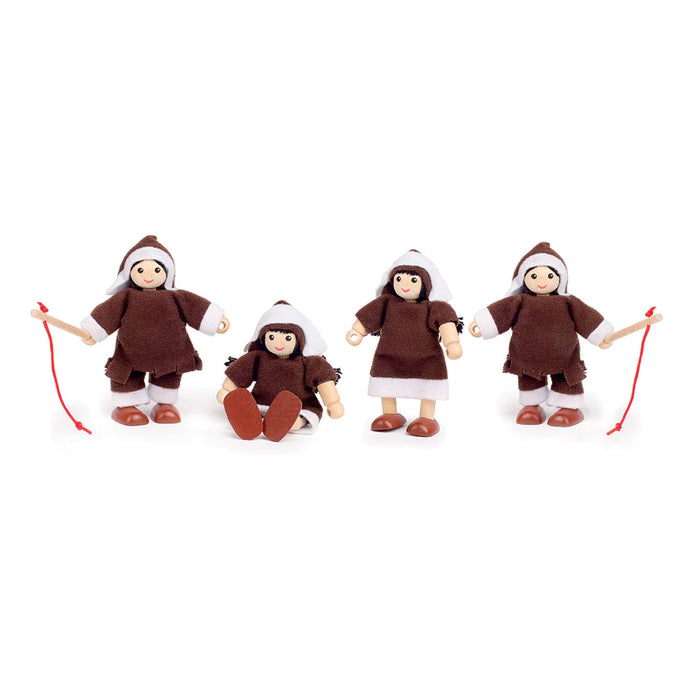 Bigjigs Eskimo Figures (4 pack)