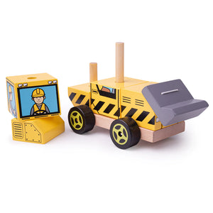 Bigjigs Stacking Bulldozer