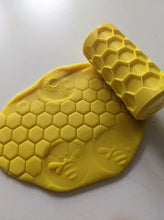 Load image into Gallery viewer, Large Bee Honeycomb Dough Roller