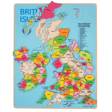 Load image into Gallery viewer, Bigjigs British Isles Inset Puzzle