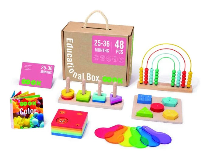 Tooky Wooden Educational Box (25-36 months)