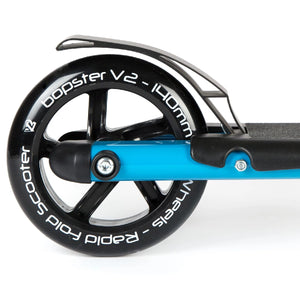 Bopster 2 Wheeled Scooter Folding V2 In Line Racing Kick Sport Ride-On Blue - Age 8+