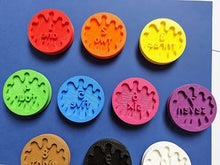 Load image into Gallery viewer, Colours and Numbers Playdough Puck Set