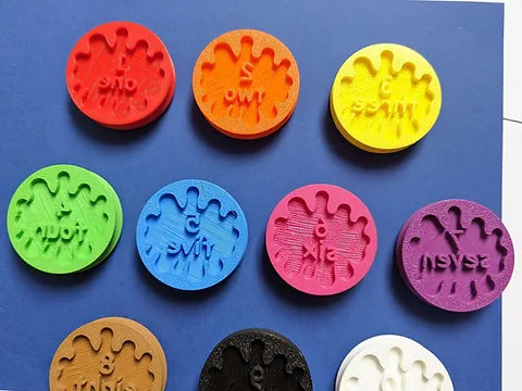 Colours and Numbers Playdough Puck Set