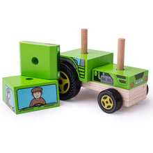 Load image into Gallery viewer, Bigjigs Stacking Tractor