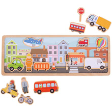Load image into Gallery viewer, Bigjigs Magnetic Board (City)