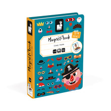 Load image into Gallery viewer, Janod Boy’s Crazy Faces Magnetic Book