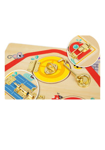 Tooky Wooden Latches Activity Board