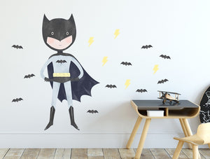 Pastelowelove Superhero Wall Stickers