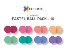 Load image into Gallery viewer, Connetix 16 Pc Pastel Replacement Ball Pack