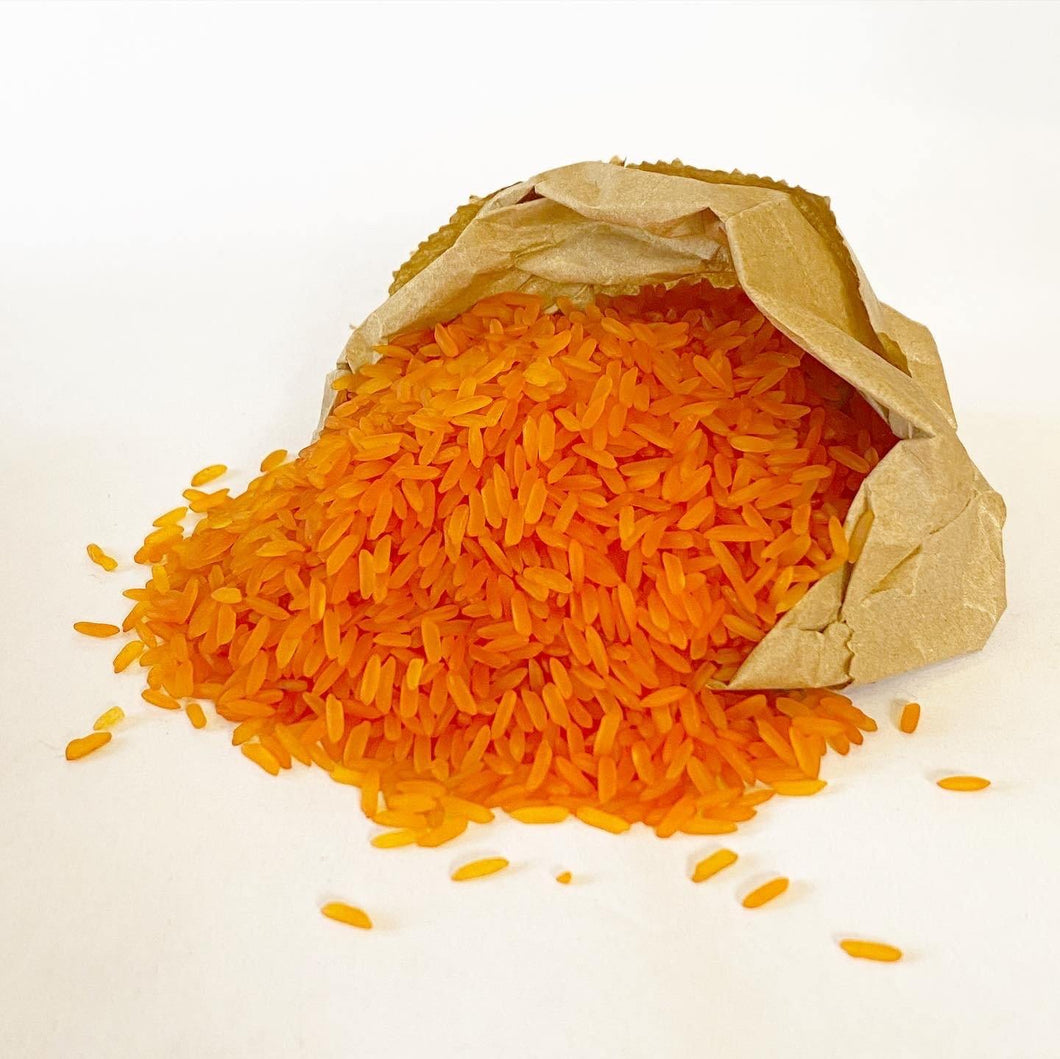 Sensory Scented Rice 175g - Orange - Isaac’s Treasures