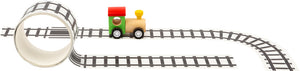 Small Foot Wooden Train with Adhesive Rails Tape