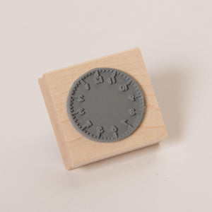 Learnwell Clock Face Stamp (Numerals) 40mm Diameter - Isaac’s Treasures