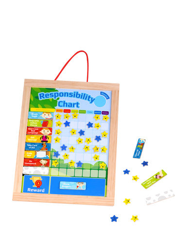 Tooky Toy Wooden Responsibility Chart
