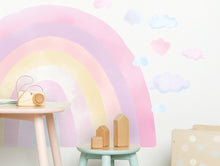 Load image into Gallery viewer, Pastelowelove Pink Rainbow Wall Stickers