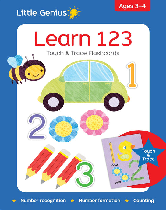 Little Genius Touch & Trace 123 Flashcards