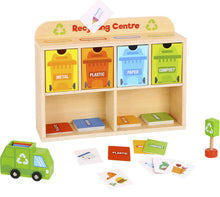 Load image into Gallery viewer, Tooky Toy Wooden Recycling Centre