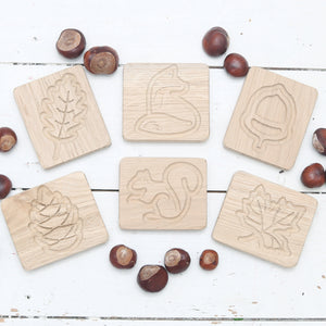 Autumn Sensory Boards Oak - Set of 6*EXCLUSIVE DESIGN*