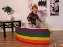 Load image into Gallery viewer, KateHaa Rainbow Waldorf Balance Board Large Age 0-99