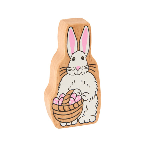 Lanka Kade Natural White and Pink Easter Bunny