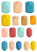Load image into Gallery viewer, Tooky Toy Wooden Stacking Stones