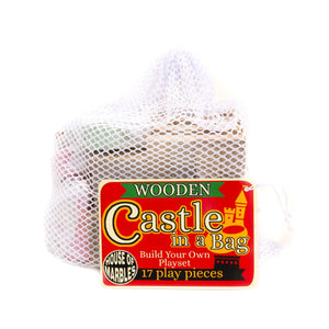 Wooden Castle Playset in a Bag