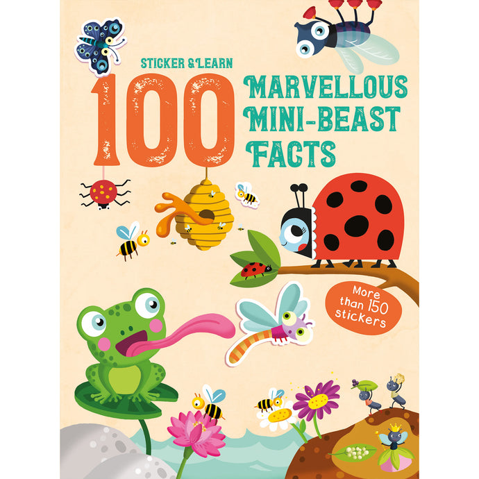 100 Marvellous Mini-beasts Facts Sticker Book
