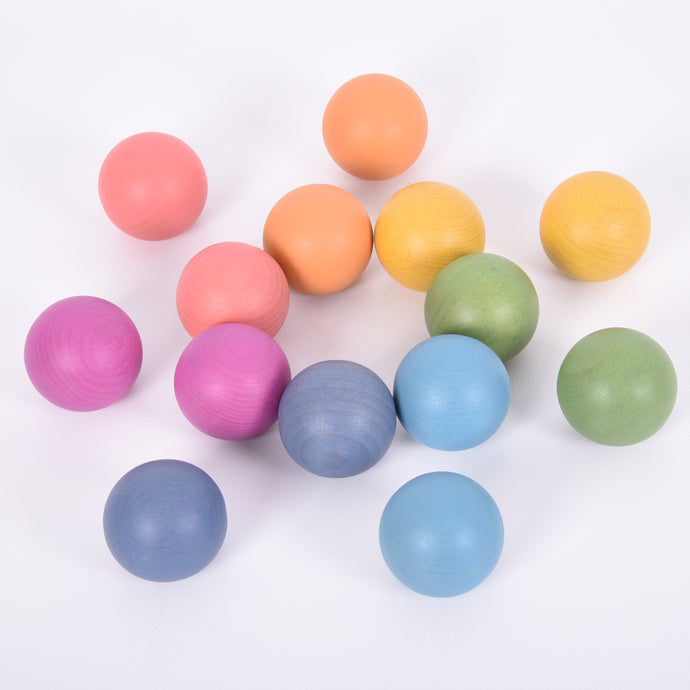 Tickit Loose Parts Rainbow Balls 50mm Single & Sets