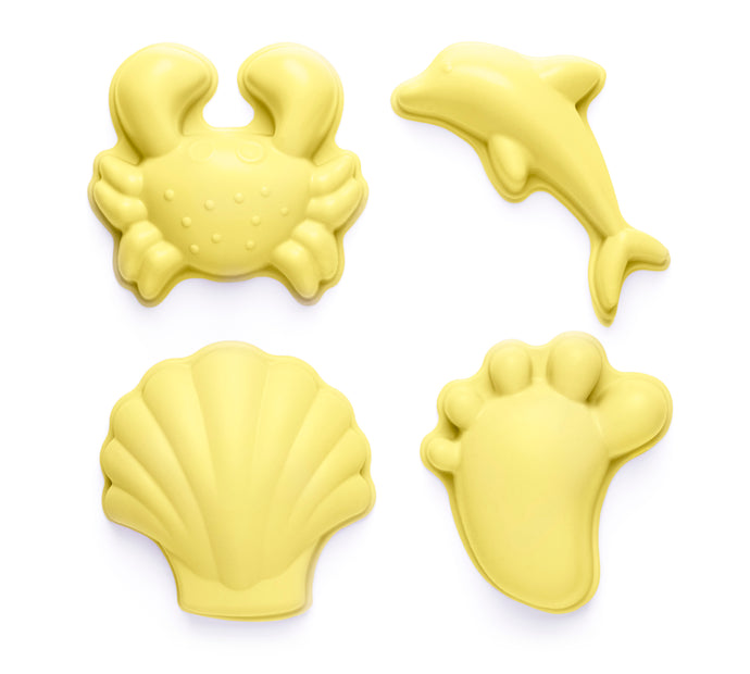 Scrunch Sand Moulds Footprint Set - Lemon