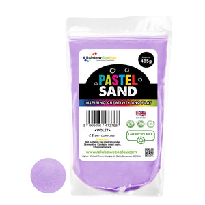Rainbow Eco Play Coloured Sand Pastel Violet