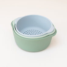 Load image into Gallery viewer, Inspire My Play Nesting Bowl Set - Green / Blue