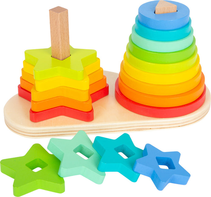 Small Foot  Rainbow Shape-Fitting Game