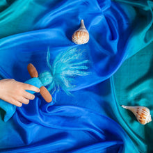 Load image into Gallery viewer, Sarah’s Silk Enchanted Playsilk Ocean