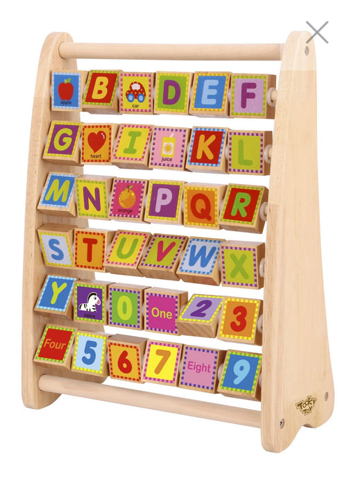 Tooky Wooden Alphabet Abacus