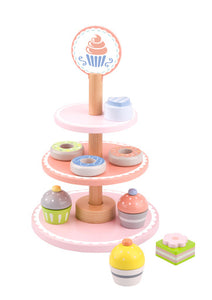 Tooky Toy Wooden Dessert Stand