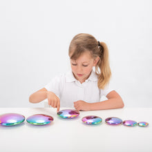 Load image into Gallery viewer, Tickit Sensory Reflective Colour Burst Buttons - Pk7