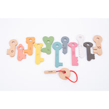 Load image into Gallery viewer, Tickit Rainbow Wooden Keys - Pk11