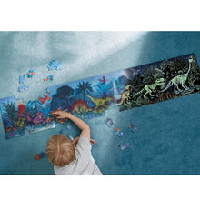 Load image into Gallery viewer, Hape 200pc Dinosaur Puzzle Glow in the Dark 1.5m