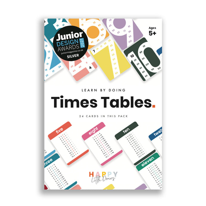 Happy Little Doers Times Tables Flashcards