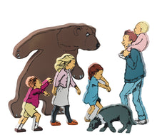 Load image into Gallery viewer, Yellow Door We’re Going on a Bear Hunt Wooden Characters