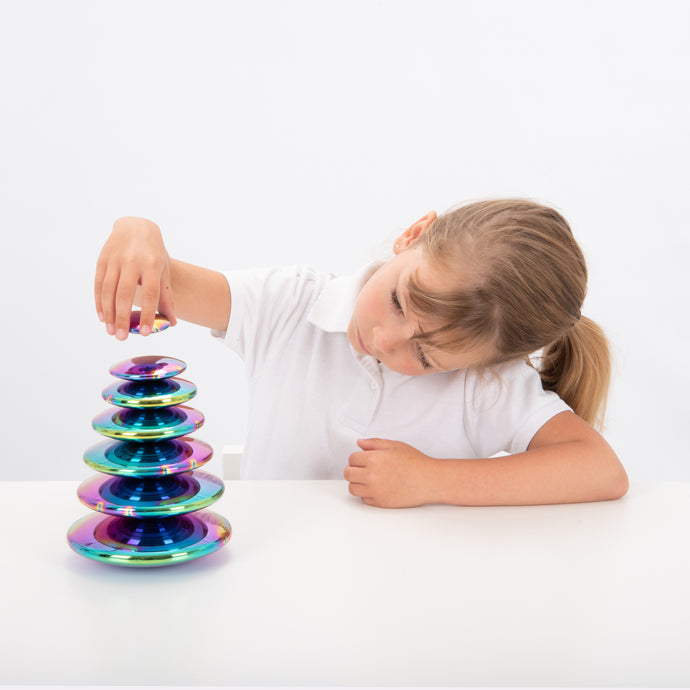 Tickit Sensory Reflective Colour Burst Buttons - Pk7